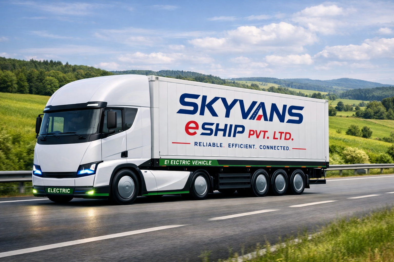 Eco-friendly Skyvans electric truck