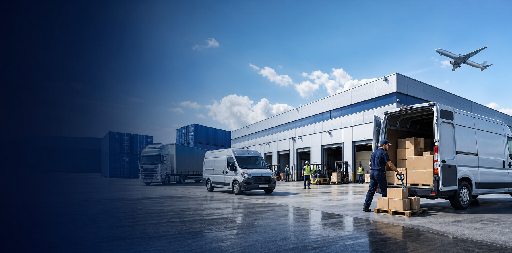 Logistics hub and delivery operations